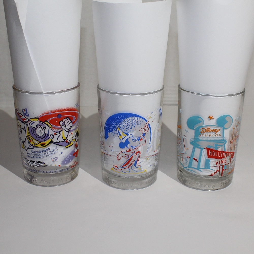 Disney Collectable Anniversary Glass Ware Set 3 - Picture 1 of 12